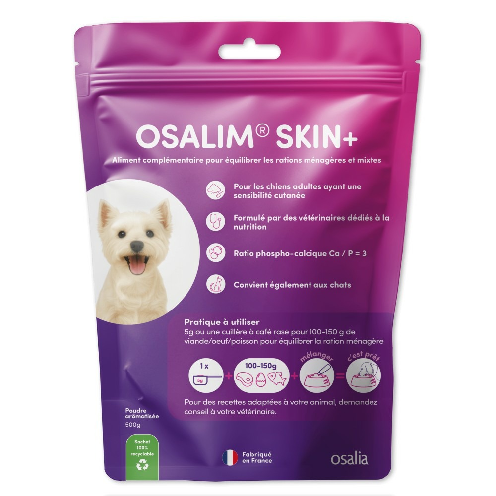 Osalim skin+ chien - laboratoire osalia 500 g
