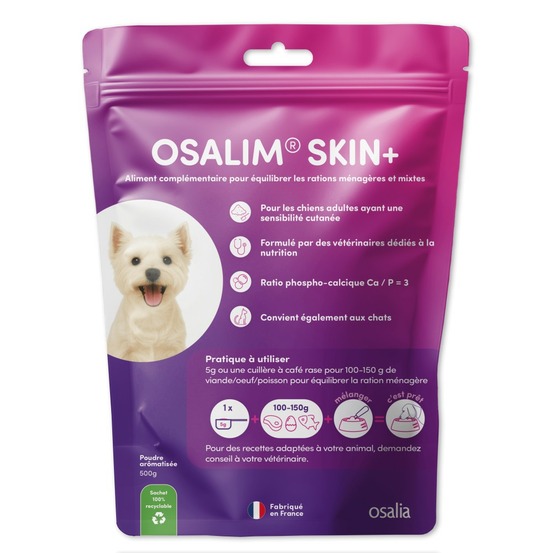 Osalim skin+ chien - laboratoire osalia 500 g