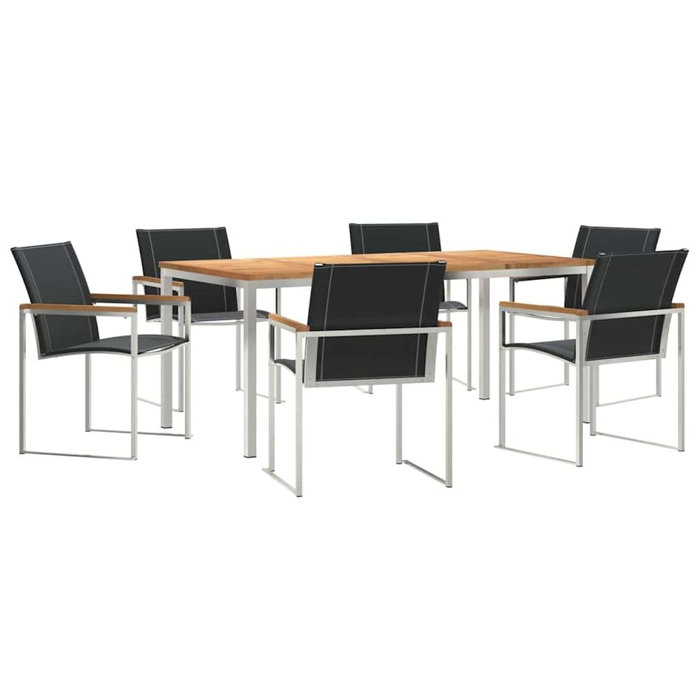 Ensemble de salle à manger pour jardin 7 pc