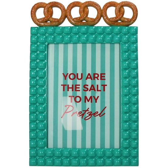 Pretzel turquoise 13x18cm