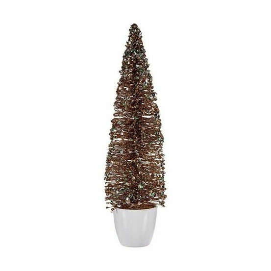 Sapin de noël grand 10 x 38 x 10 cm menthe plastique champagne h