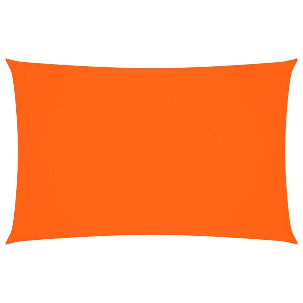 Voile de parasol tissu oxford rectangulaire 2,5x5 m orange