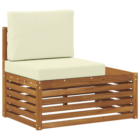 Canapé d'extérieur extrémité naturel 91 x 63 x 73 cm