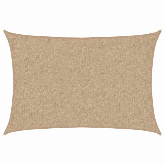 Voile d'ombrage 160 g/m² taupe 2x3 m pehd