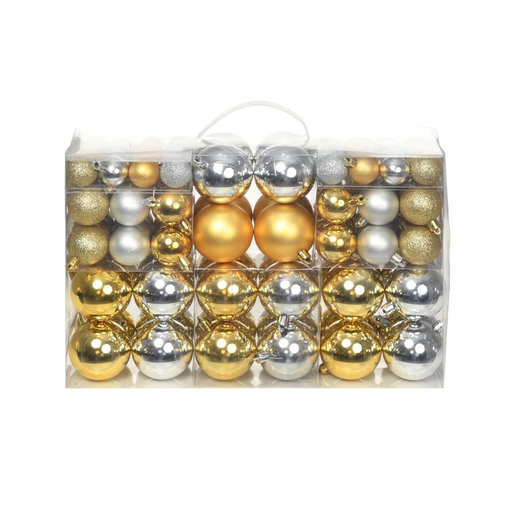 Ensemble de boules de NoÃ«l 100 pcs 6cm