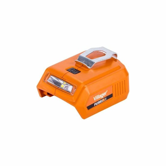 Chargeur d'appareils mobiles sans fil électrique sur batterie 18v 2a en courant de sortie fuse vln 9920 sans batterie et