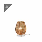 Lampe décorative 'Bossa 30' en fibres naturelles - 22,5 x 32,5 cm