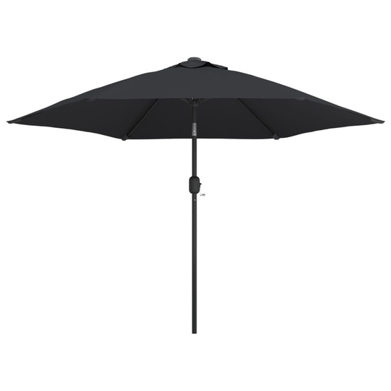 Parasol d'extérieur avec LED et mât en