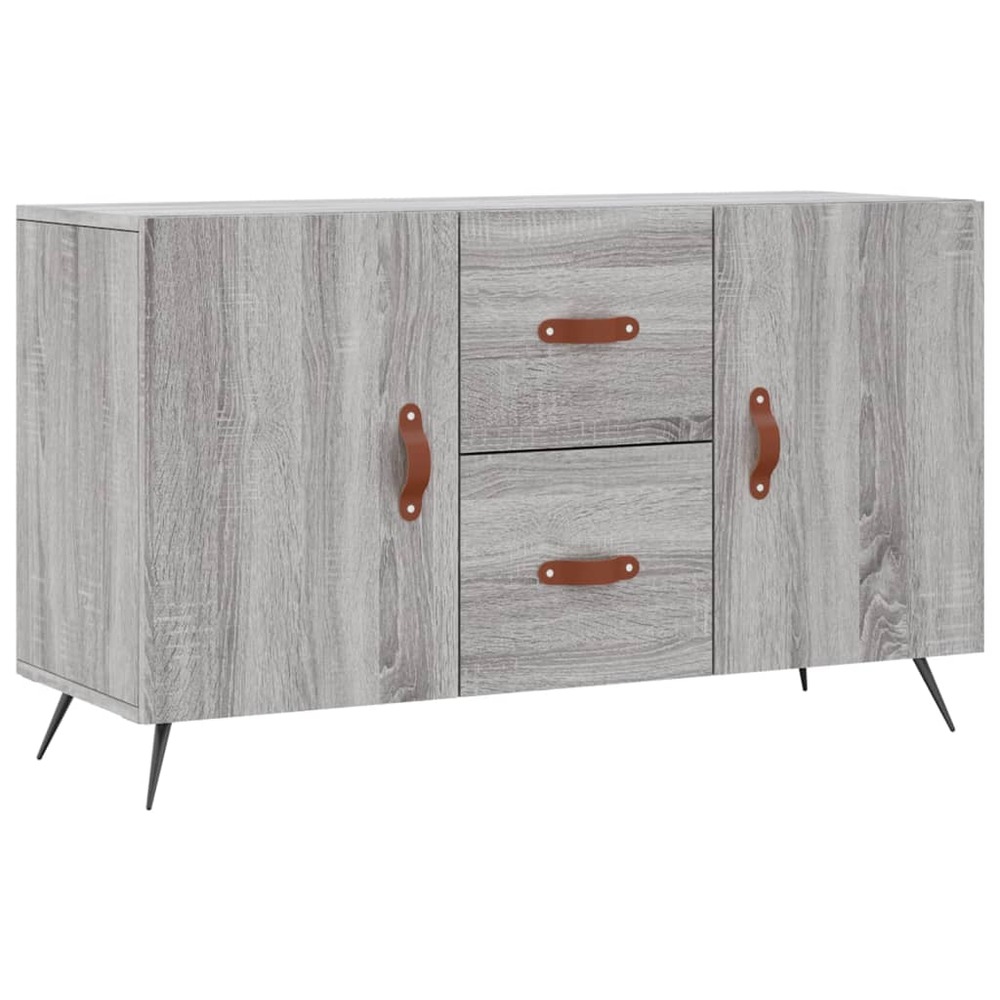 Buffet bahut commode armoire meuble de rangement organisateur cuisine salle de séjour salon sonoma 100 x 36 x 60 cm bois d'in