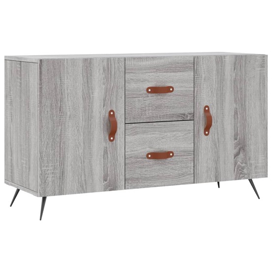 Buffet bahut commode armoire meuble de rangement organisateur cuisine salle de séjour salon sonoma 100 x 36 x 60 cm bois d'in