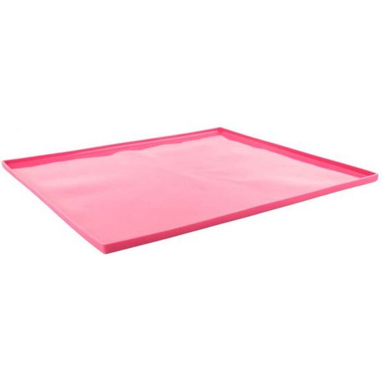 Plaque à génoise en polypropylène 41x35 cm rose