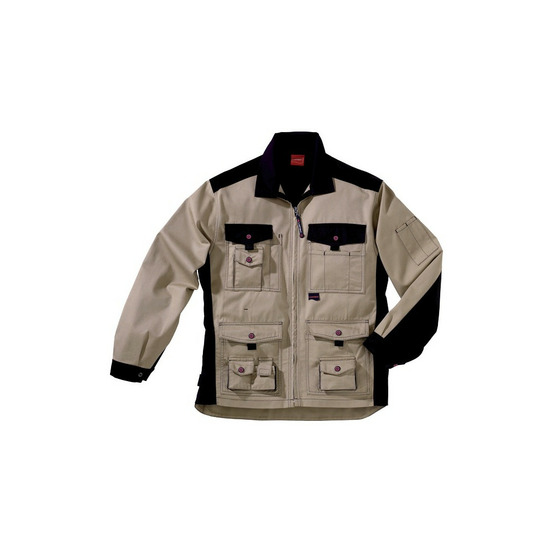 Veste de travail work attitude beige noir txs lafont 2att00cp009870