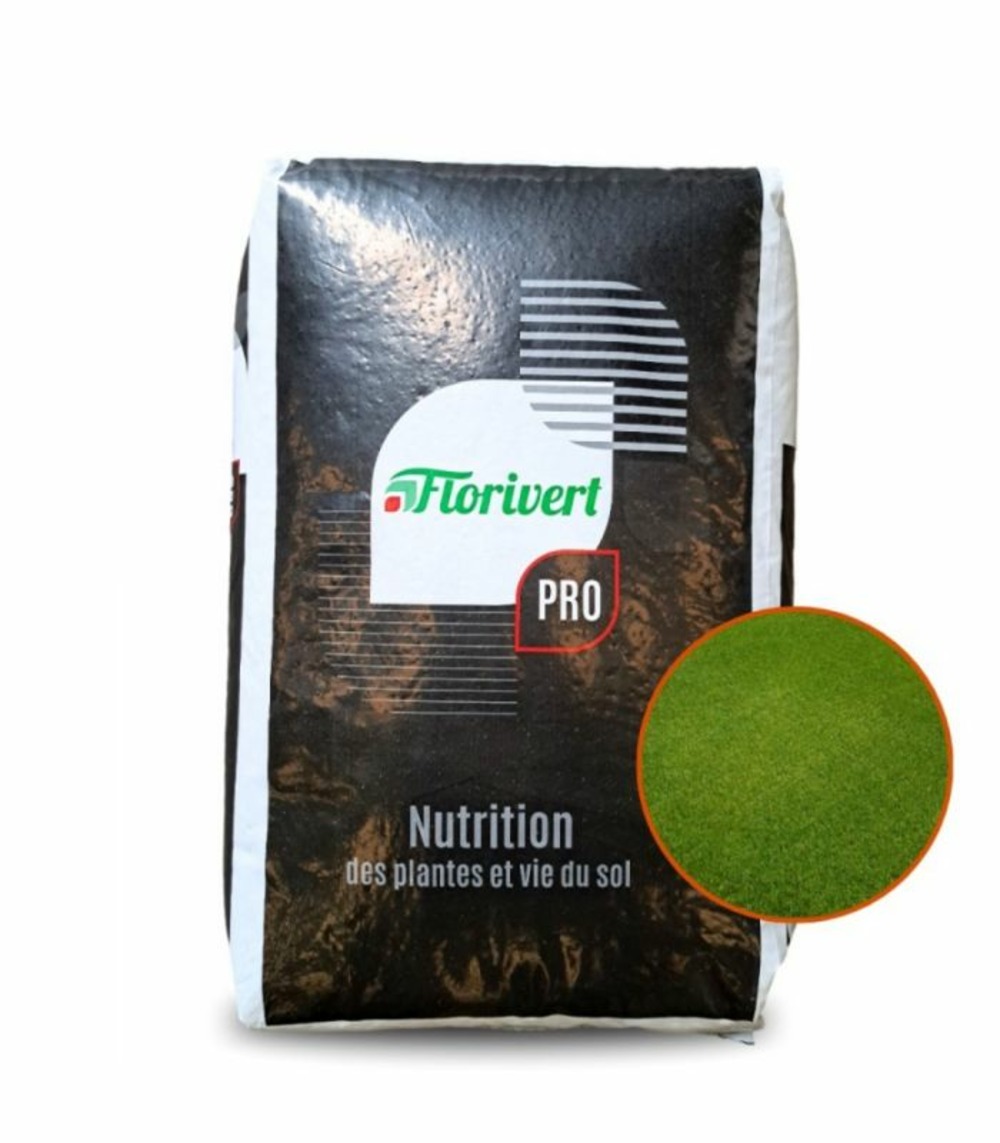 Engrais flori er 11-5-22 4 mgo (3/4) 25kg automne, renforce le gazon et réduit les déchets de tonte - florivert neg01812