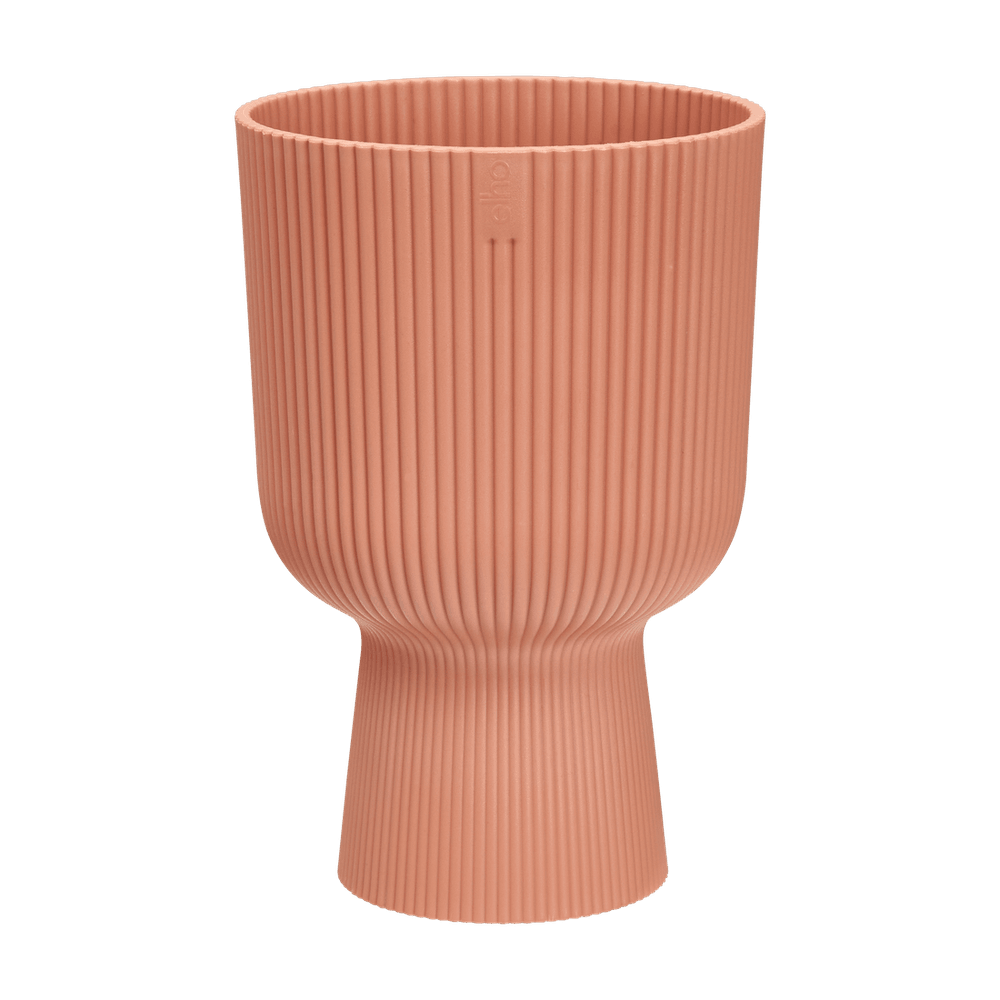 Cache-pot vibes fold coupe elho - rose poudré