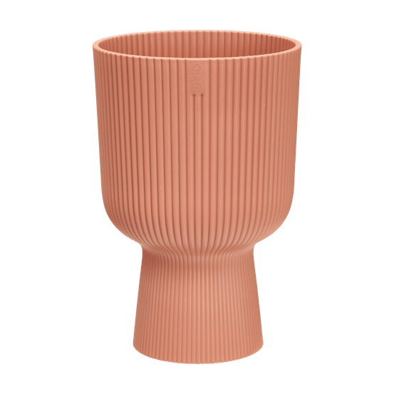 Cache-pot vibes fold coupe elho - rose poudré