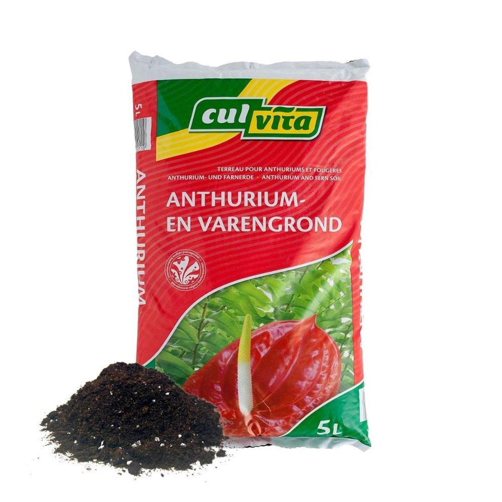 Terreau pour anthuriums et fougères culvita - 5 litres
