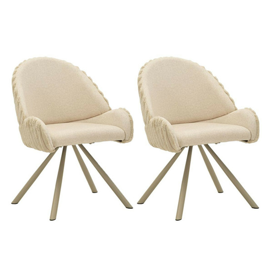 Lot de 2 chaises design