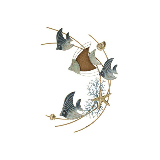 Décoration murale en métal et mdf dory 61 x 5 x 86 cm