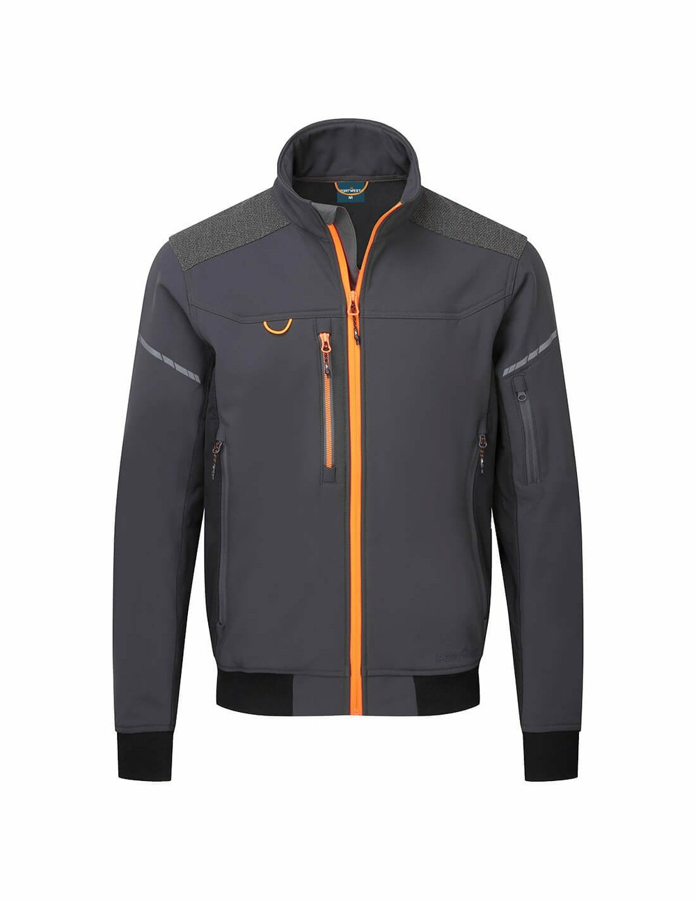 Ev4 softshell bomber jacket (3l) - m - gris métal - portwest