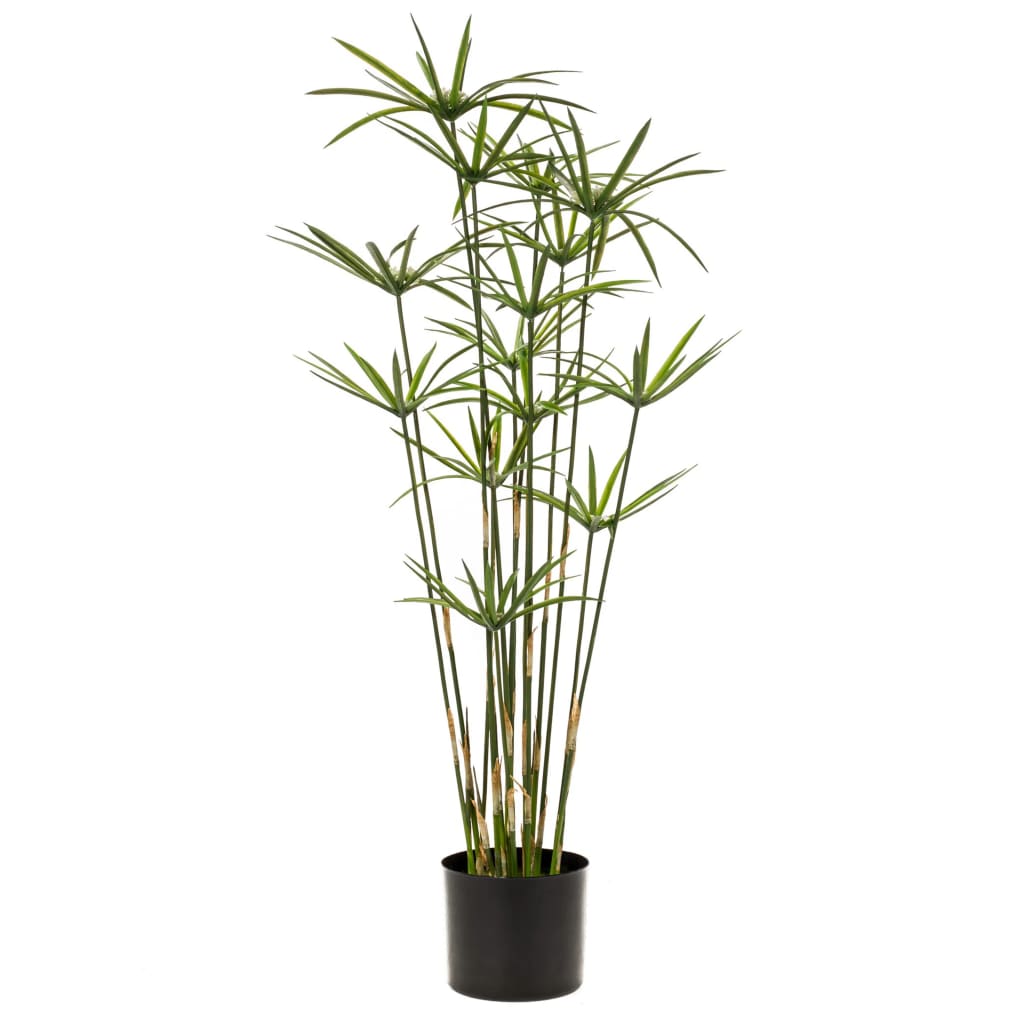 Cyperus artificiel vert 90 cm en pot