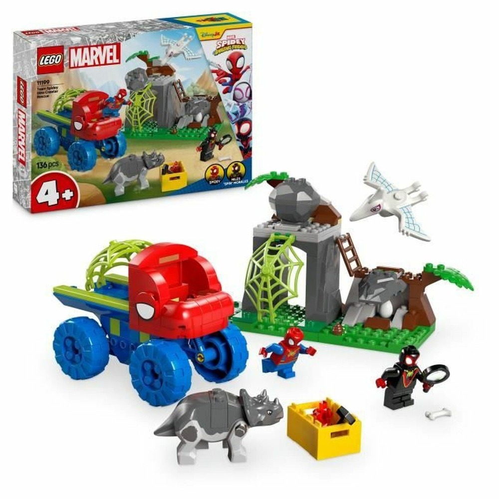 Lego sauvetage de l'équipe spidey en dino-véhicule