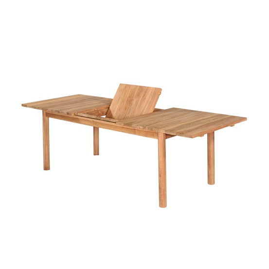 Table extensible teck massif auckland