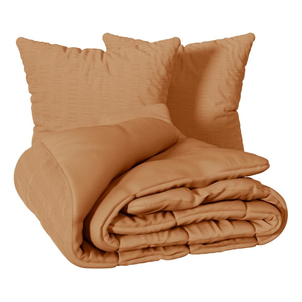 Parure de lit irhia 240x220cm terracotta