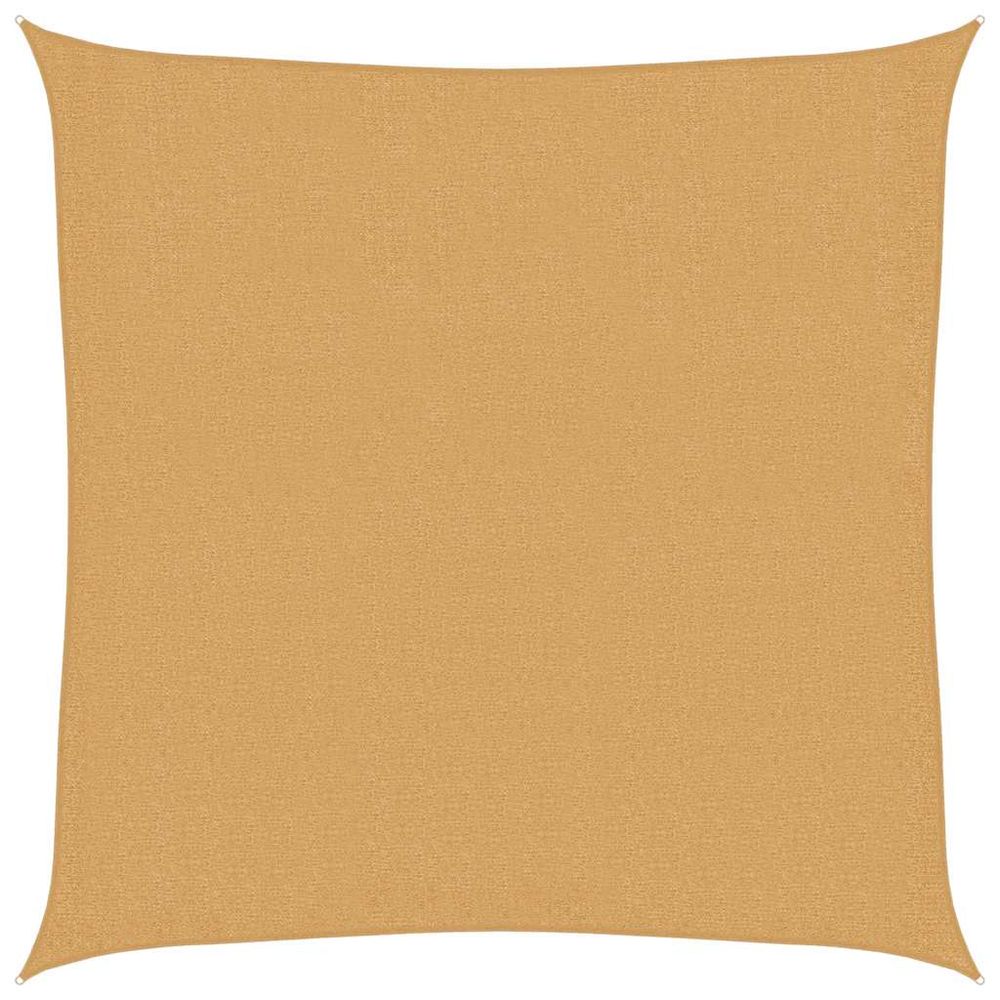 Voile d'ombrage 160 g/m² carré sable 2,5x2,5 m pehd