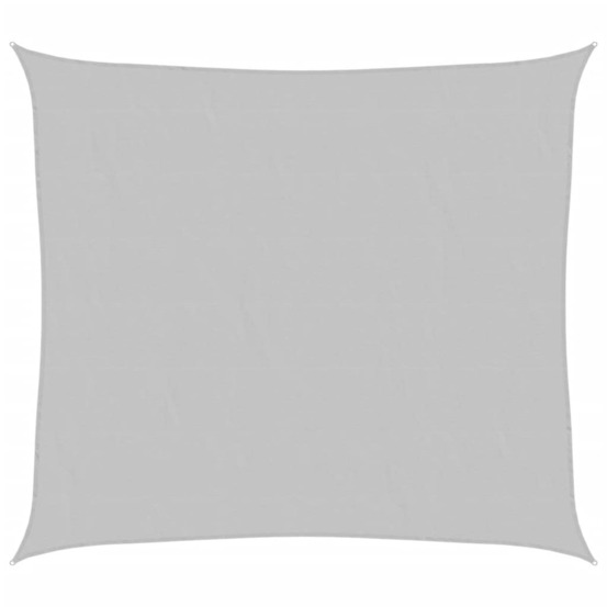 Voile d'ombrage gris clair 3x2,5 m 100% polyester oxford