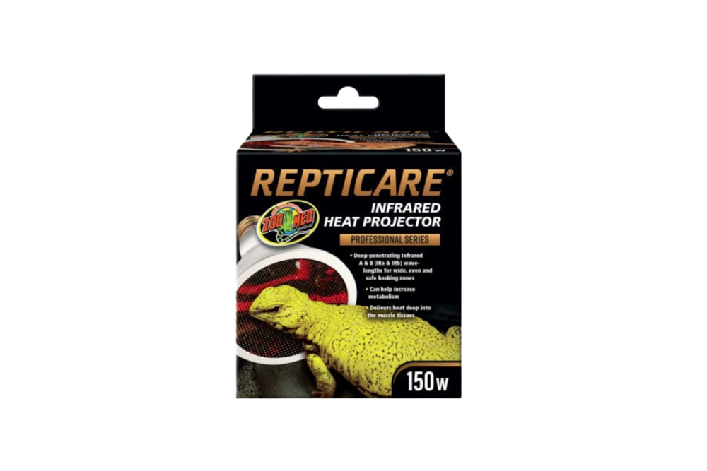 Lampe chauffante infrarouge - repticare deep heat 150 w - ampoule pour le chauffage destinés aux reptiles (lézards, serpents), a