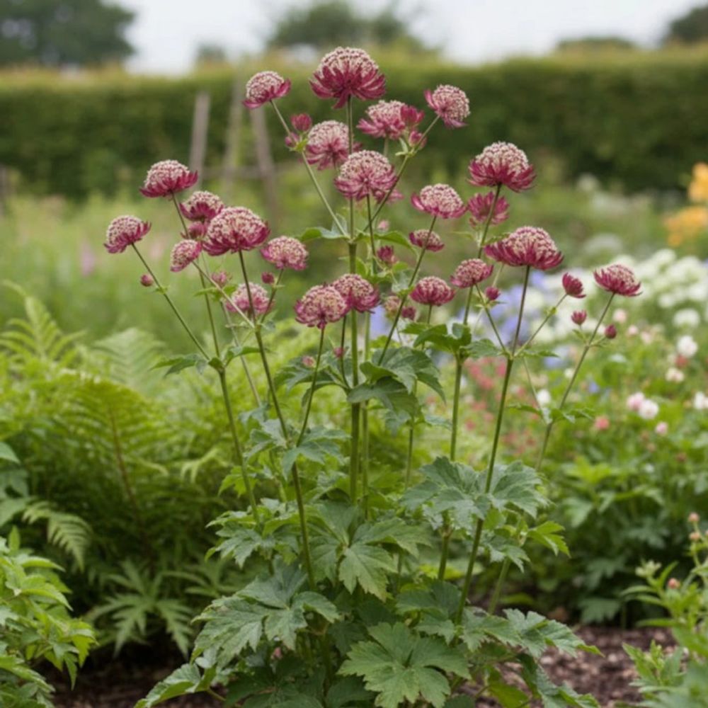 Astrance major rubra lot de 3 godets