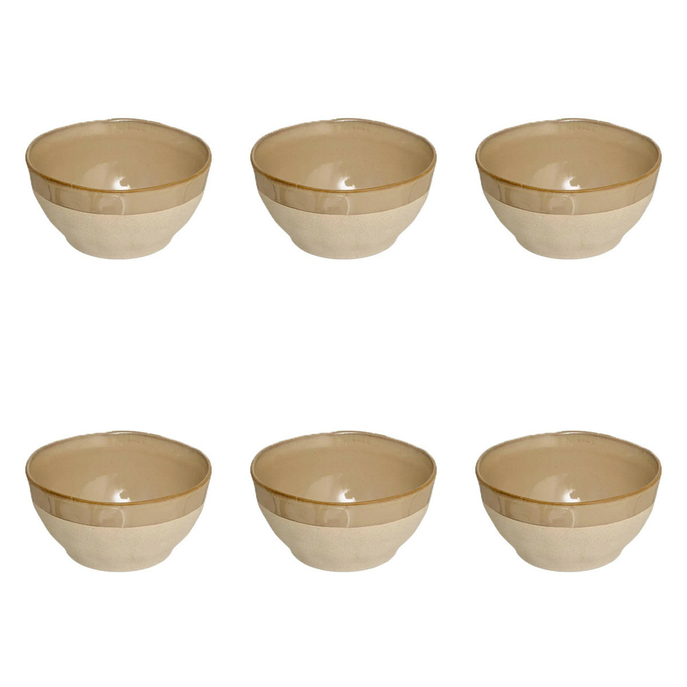 Lot de 6 bols en faïence 
