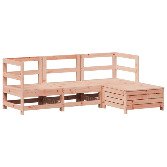 Salon de jardin 4 pcs bois massif sapin de douglas