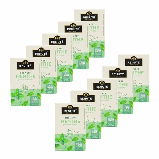 Thé vert à la menthe - 20 sachets - renuté