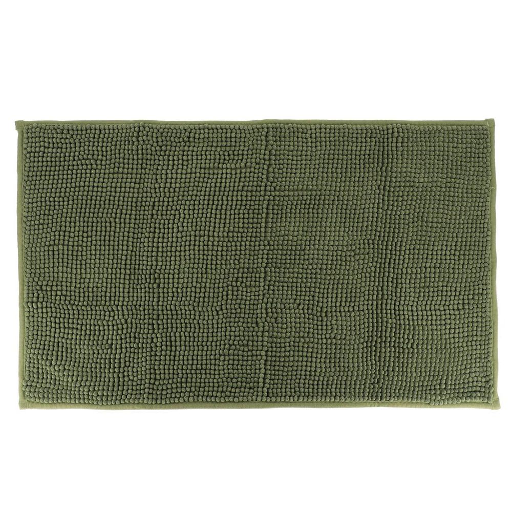 Tapis microfibre boules uni 45x75 cm - kaki