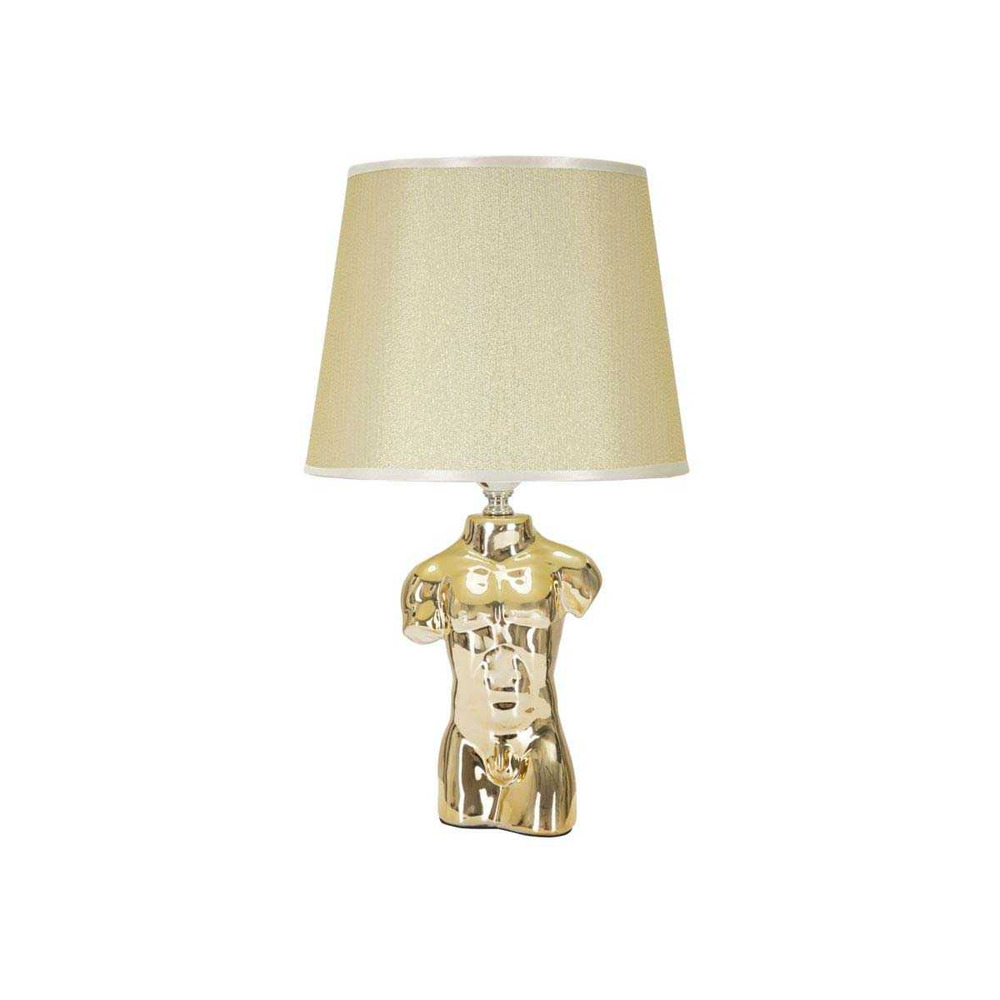 Lampe à poser en céramique buste glam buste homme