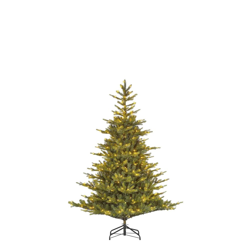 Black box arbre de noël artificiel grimshaw - 112x112x155 cm - pvc - vert