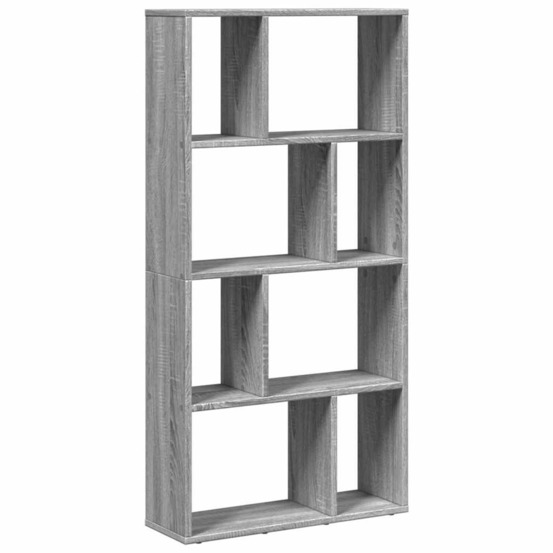 Bibliothèque sonoma gris 60x20x120,5 cm bois d'ingénierie