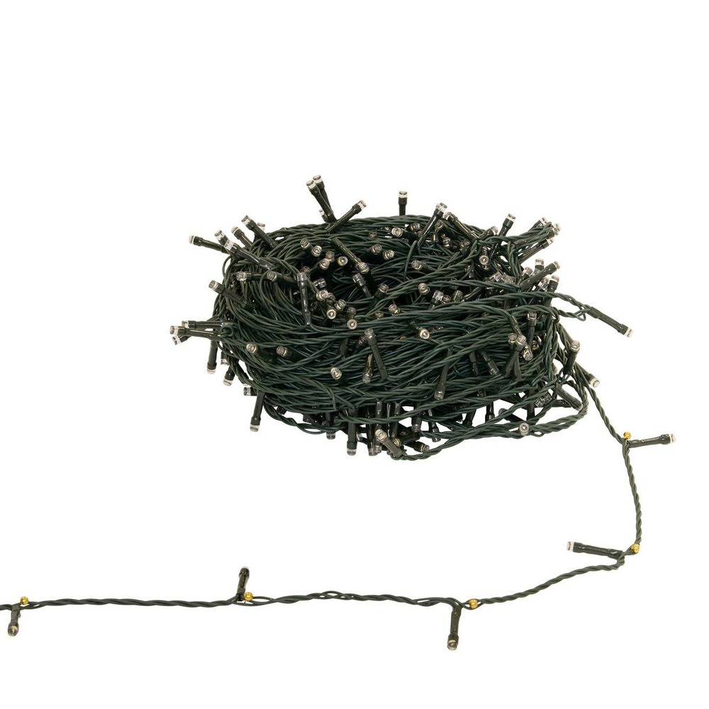 Guirlande lumineuse extérieure solaire 300 led blanc chaud l. 30m