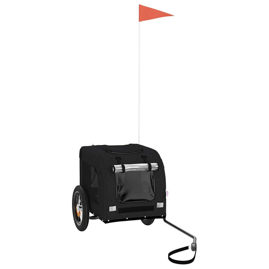 Remorque de vélo pour animaux de compagnie noir