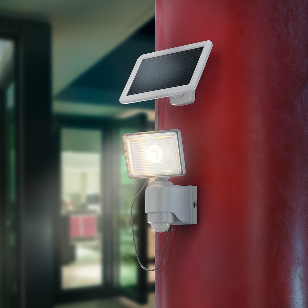 Esotec solar led projecteur highpower 500 lampe solaire pour extérieur 2800k ip44 102510