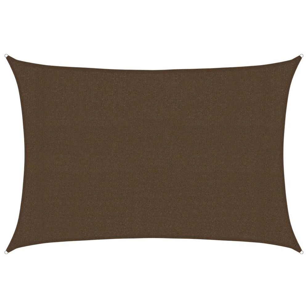 Voile d'ombrage 160 g/m² marron 3x4,5 m pehd
