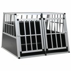 Cage pour chien à double porte 94 x 88 x 69 cm