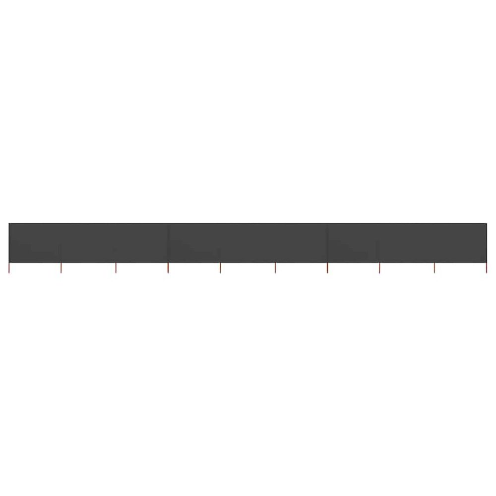 Brise vue 9 panneaux Tissu 1200 x 160