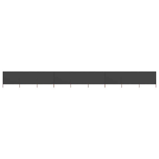 Brise vue 9 panneaux Tissu 1200 x 160