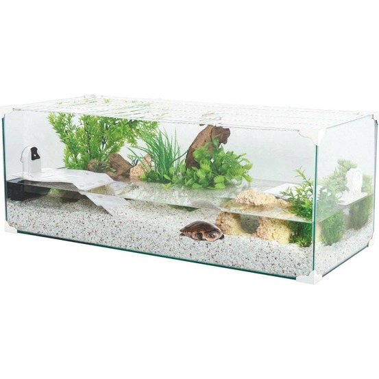 Terrarium pour tortue aquatique karapas pro 70 litres
