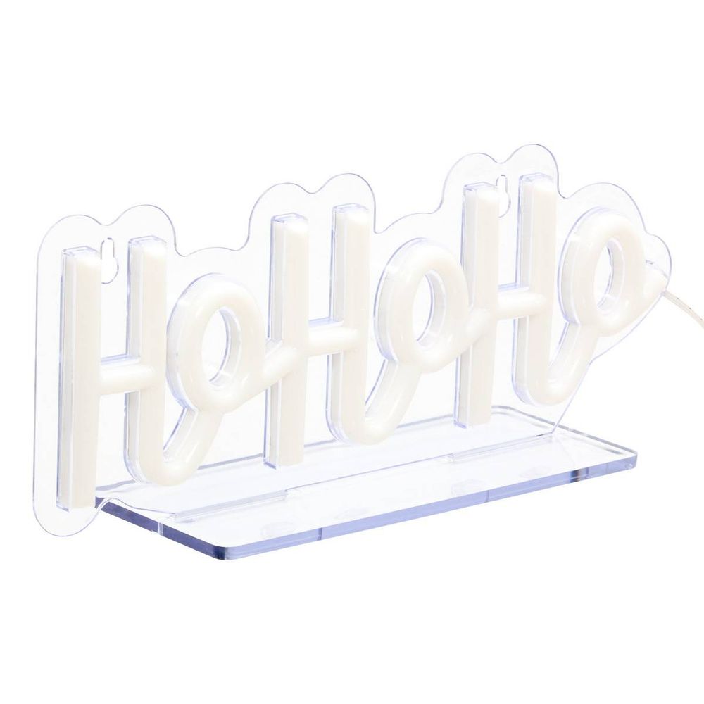 Néon led << ho ho ho >> changement de couleur l. 30 cm alimentation usb
