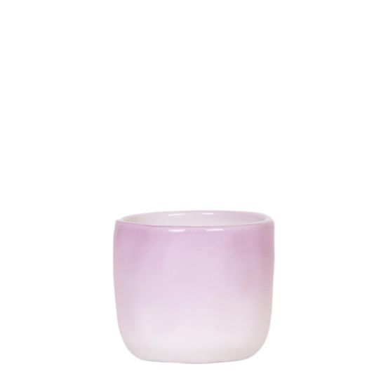 Cache-pot céramique dégradé - camaïeu tout en douceur - pot de 6cm - violet