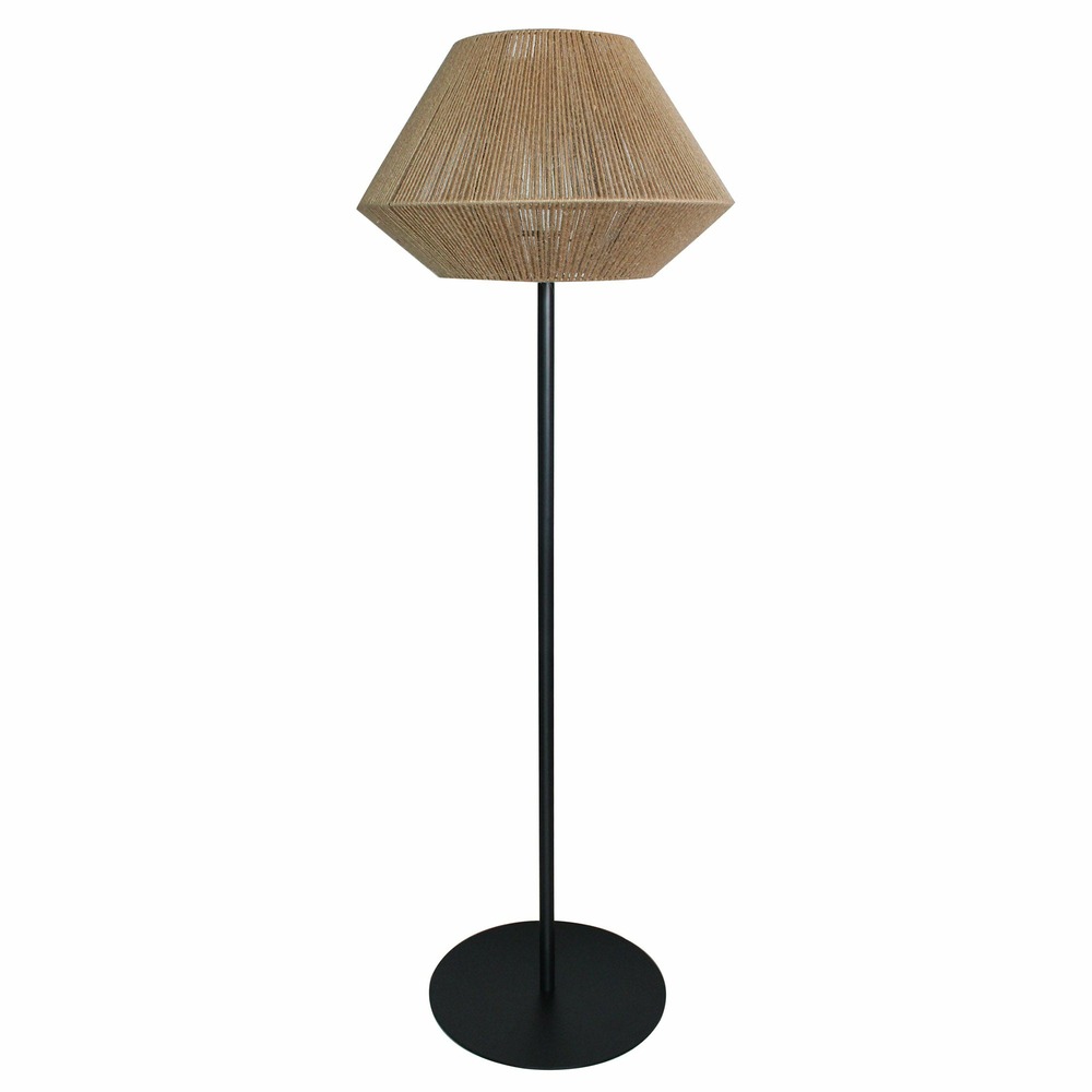 Lampadaire sans fil darson beige corde h151cm