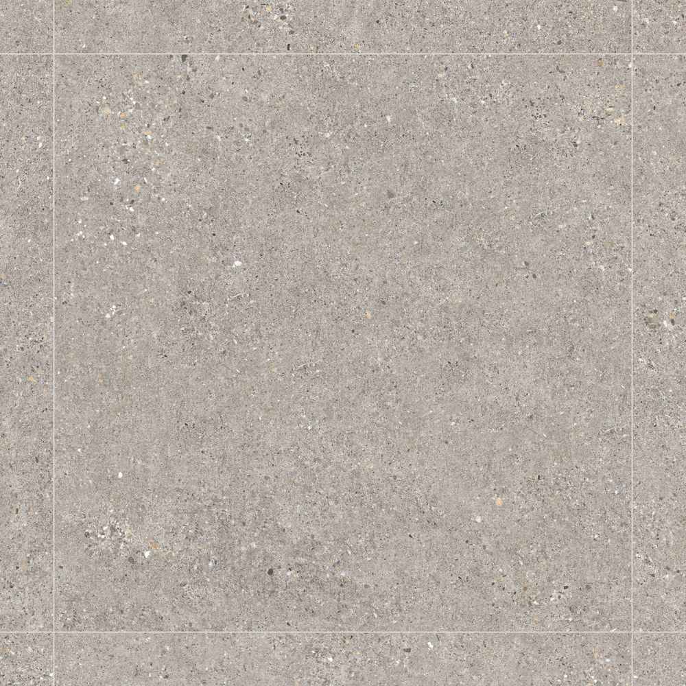 Carrelage effet béton gris cendré 100x100x2 cm arvelis - sol extérieur (vendu par carton de 1 m²) - ro'ma carrelage